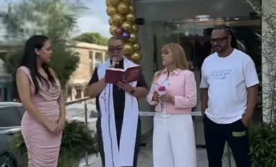 luis-vargas-inaugura-proyecto-de-linea-para-el-pelo-junto-a-su-esposa-karini-valdez